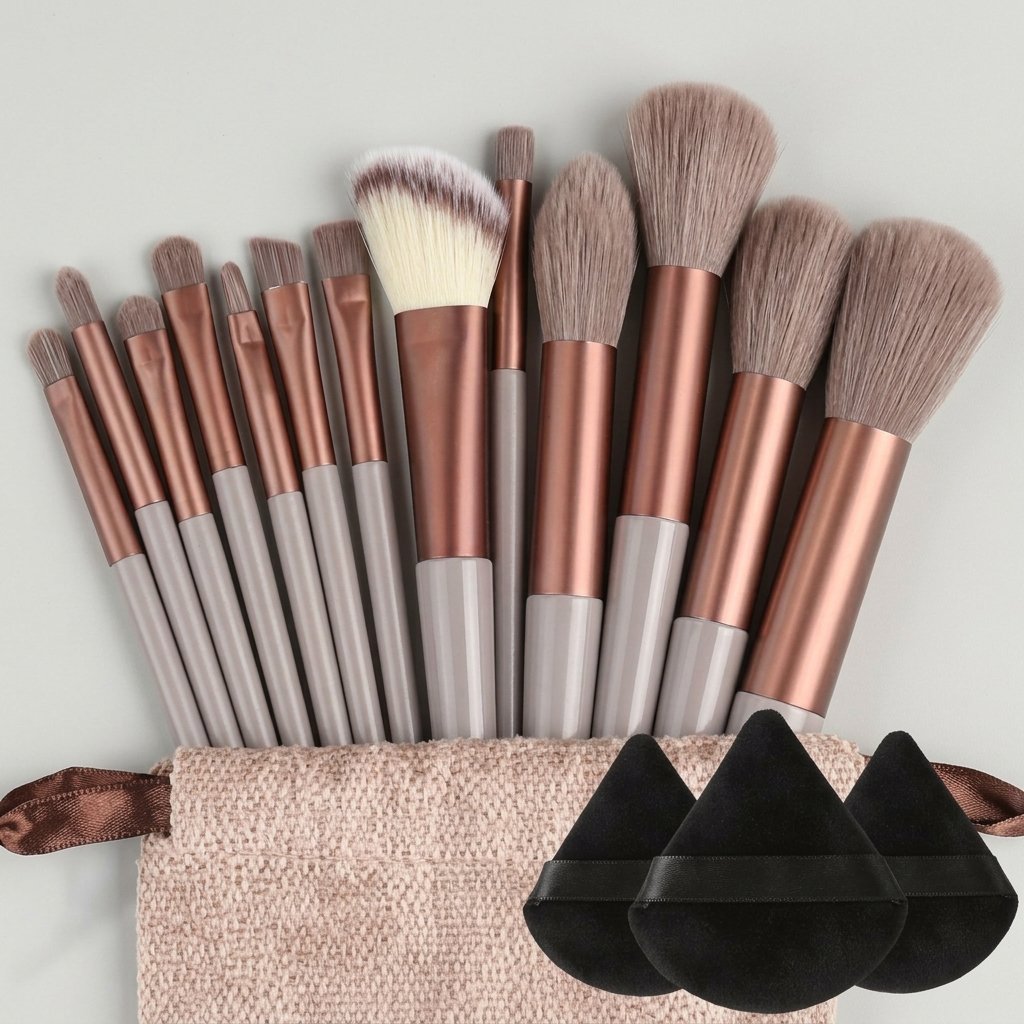 Professional Makeup Brush Set – 20Pcs Face & Eye Makeup Brushes with Soft Bristles, Blending, Foundation, Powder & Contouring Brushes